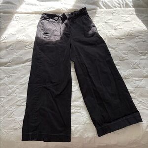 Everlane Women’s Wide-Leg Cropped Pants - Black